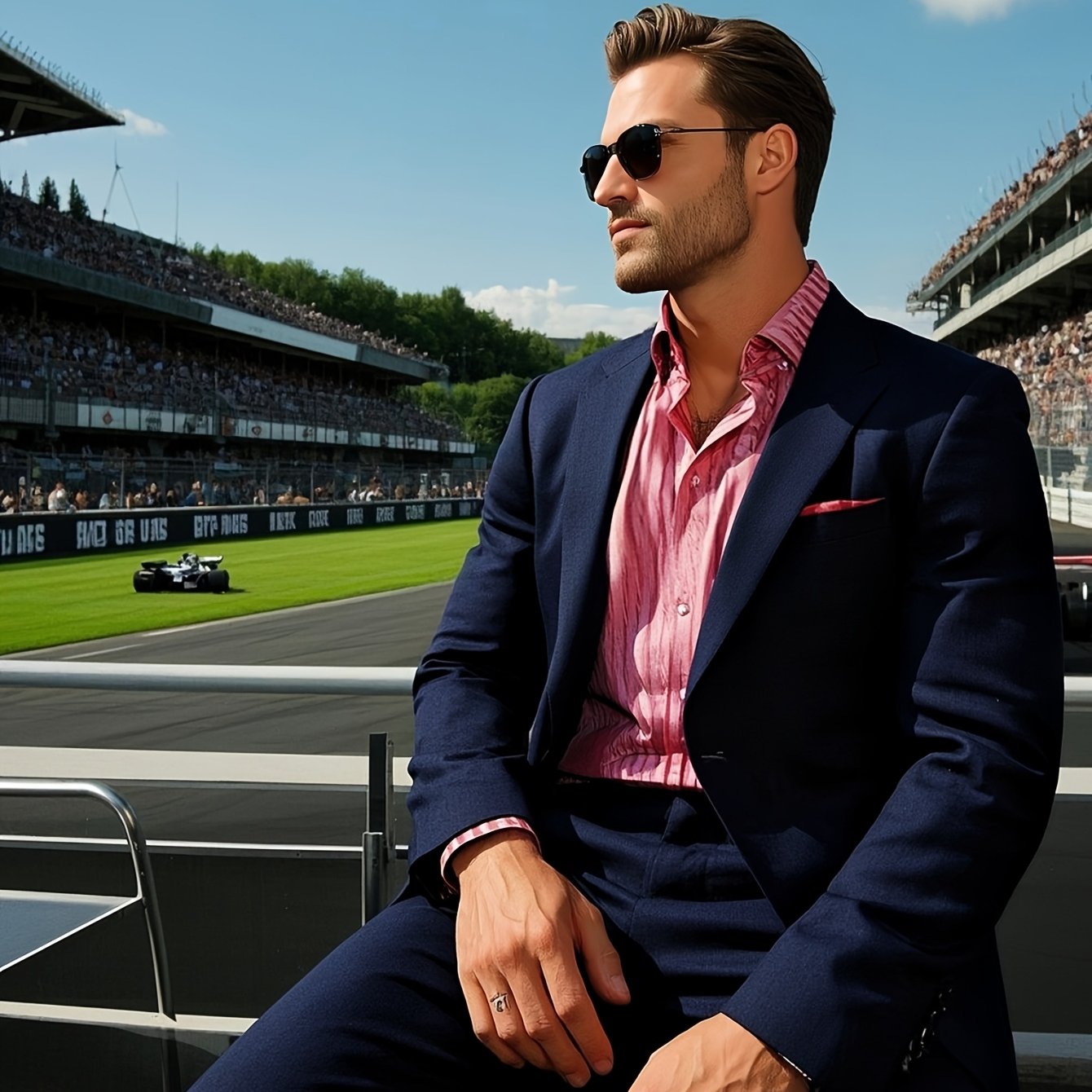 2pcs Men'S High-End Classic Formal Suit, Two-Button Suit Jacket + Trousers Set, Men'S Formal Clothing Holiday Gift Suitable for Weddings, Business,