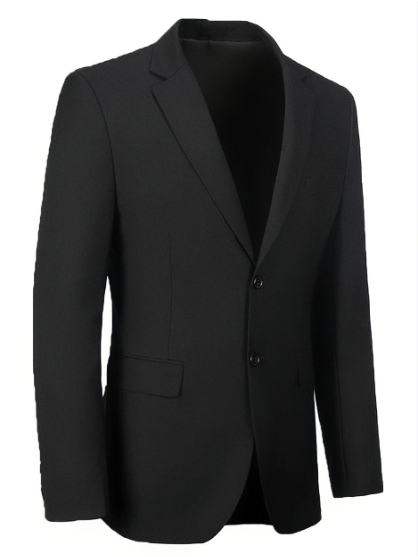 2pcs Men'S High-End Classic Formal Suit, Two-Button Suit Jacket + Trousers Set, Men'S Formal Clothing Holiday Gift Suitable for Weddings, Business,