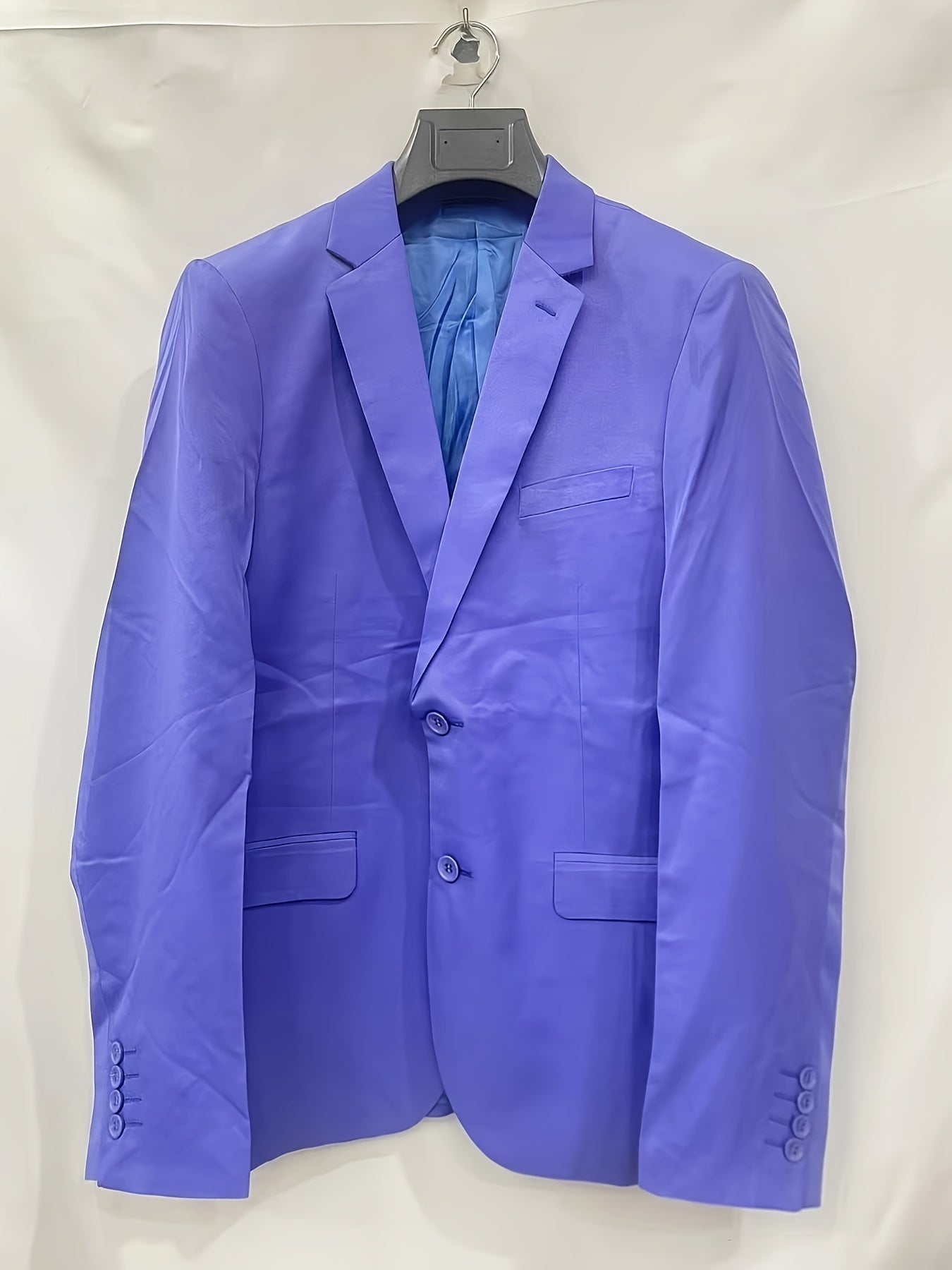 Classic Men's Single-Breasted Suit - 2pcs Set - Stylish Professional Attire for Weddings, Interviews, Parties, and Gatherings (Accessories Not Included)