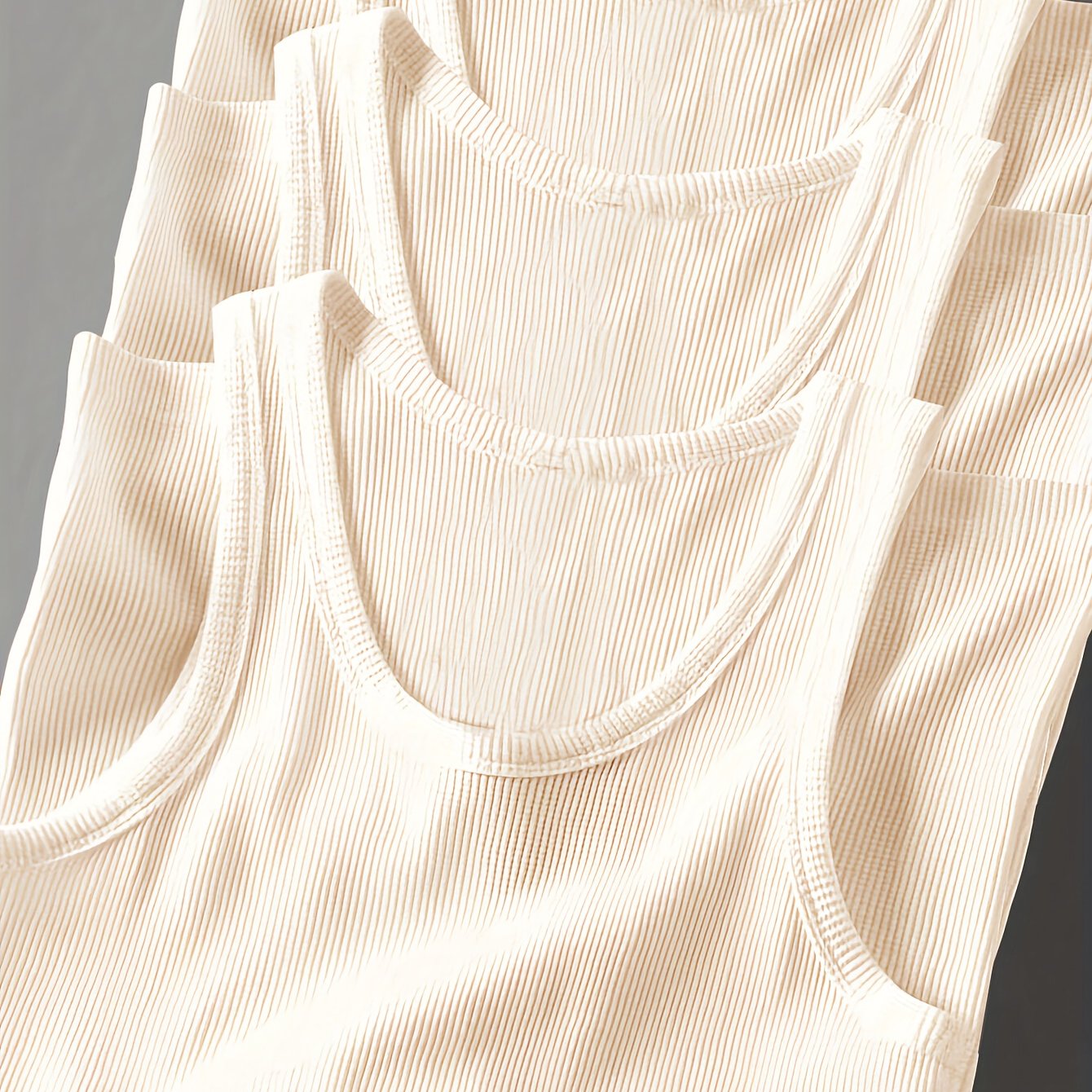 3pcs Men's Solid Color Sleeveless Tank Tops - Sporty Slim Fit, Breathable Stretch Fabric, Round Neck, Machine Washable, All-Season Casual & Athletic Wear
