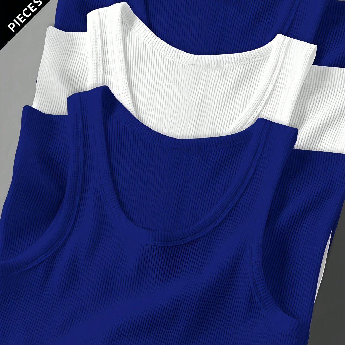 3pcs Men's Solid Color Sleeveless Tank Tops - Sporty Slim Fit, Breathable Stretch Fabric, Round Neck, Machine Washable, All-Season Casual & Athletic Wear