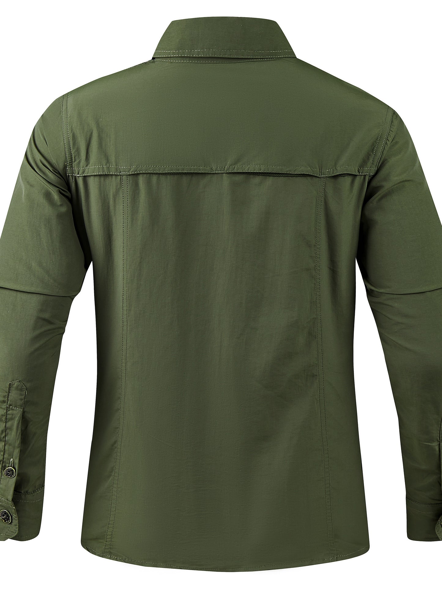 Mens Quick Dry Shirt Men's Quick-Dry Shirt - Beige Button-Up Formal & casual shirt with Button Front Placket, Long Sleeve Non-Sticky Fabric for Office, Outdoor,