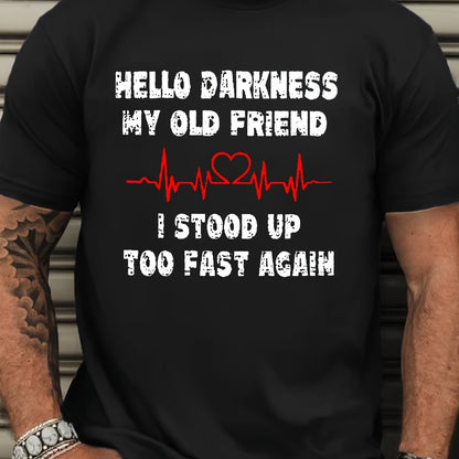 Bold Graphic Tee Plus Size Men's Casual Short Sleeve T-Shirt