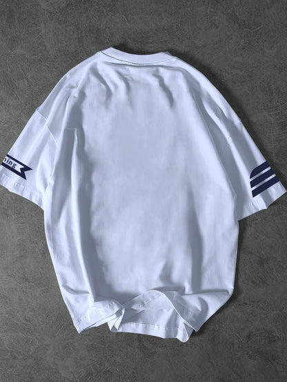 Street Fashion T-Shirt Soft Polyester Men's Street Fashion T-Shirt | Casual Loose Fit
