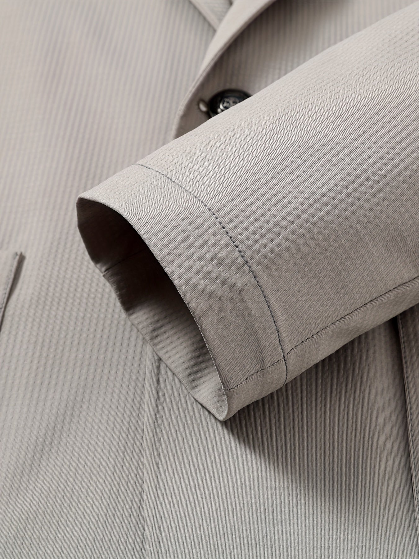 Men's Summer Slim-Fit Suit Jacket, Light Business Blazer with Pockets