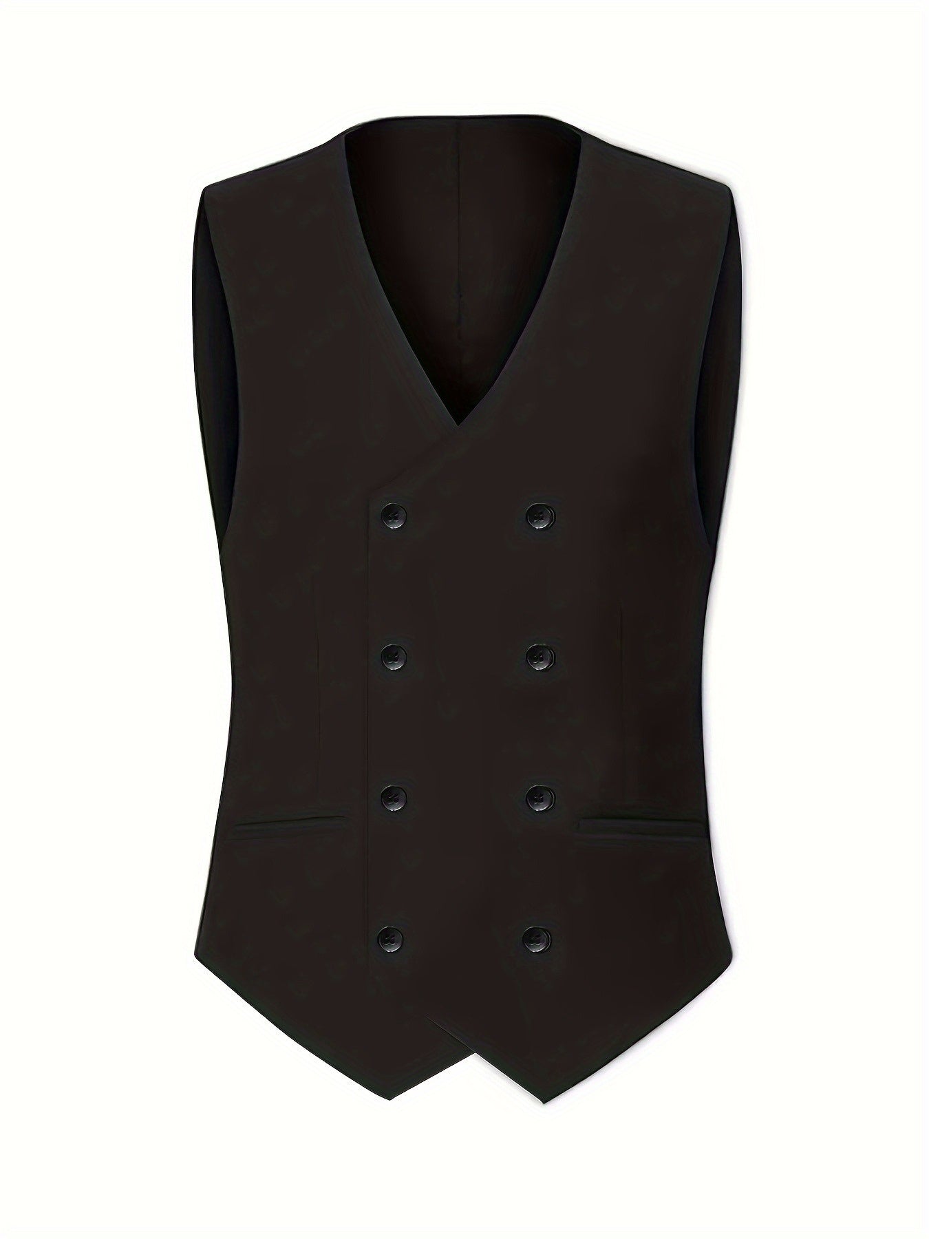 Men's Notch Lapel Suit Set, Single-Breasted Double-Breasted Jacket with Pants and Vest, Suitable for Formal Wear, Wedding Attire, Workwear, or Festive Gift