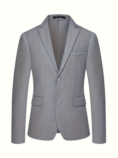 Men's Three-Piece Suit with Vest, Trousers, and Jacket for Weddings and Important Occasions