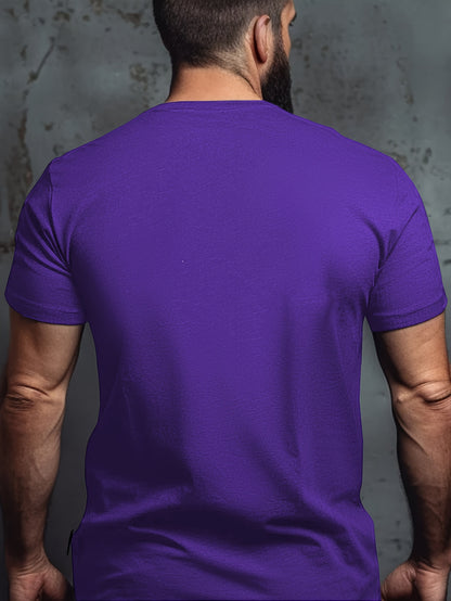 Bold Graphic Tee Plus Size Men's Casual Short Sleeve T-Shirt