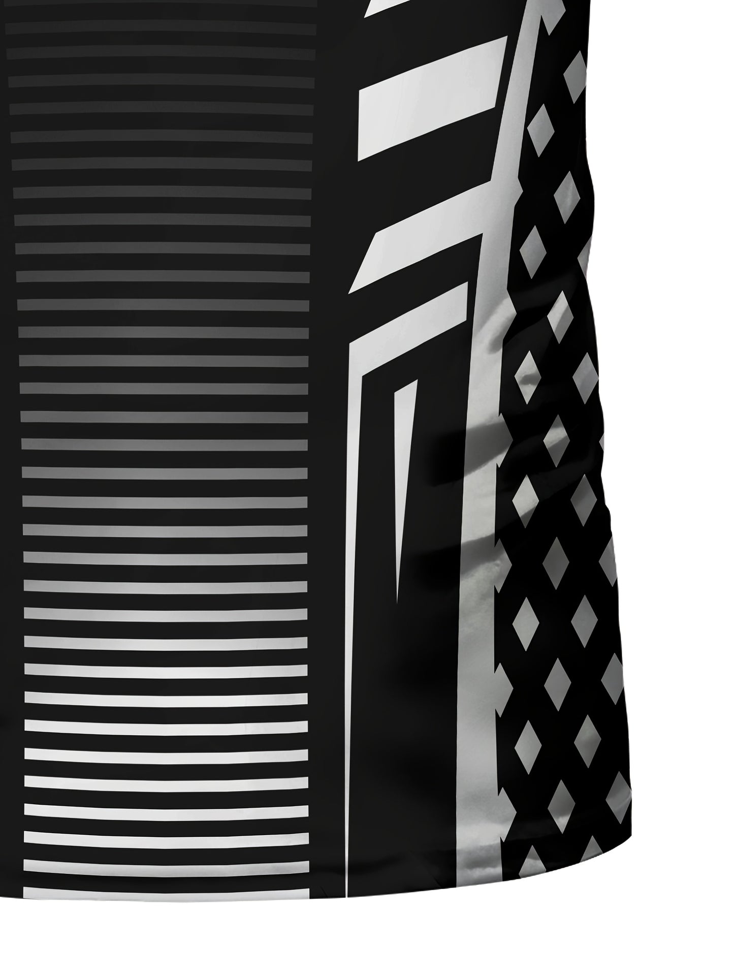 Geometric print high stretch skinny fit short sleeve crew neck T-shirt, quick-drying sports top for summer fitness,
