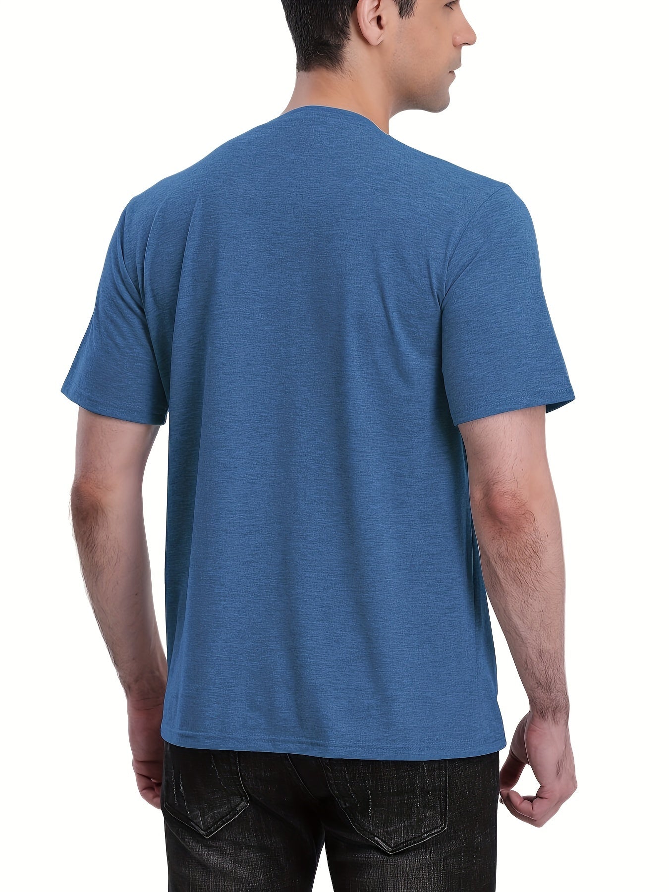 New Fashion Casual Kangaroo Dad Multifunctional Men's T-Shirt