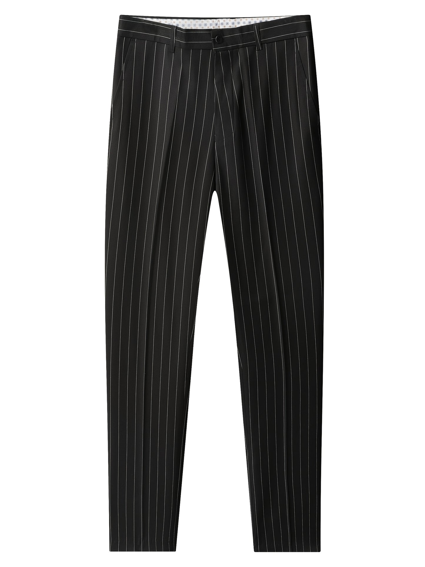Men'S Striped Suit Set for Business Casual And Formal Events, Featuring a Lightweight Design Suitable for Spring And Autumn. The Two-Piece Suit Is Durable,