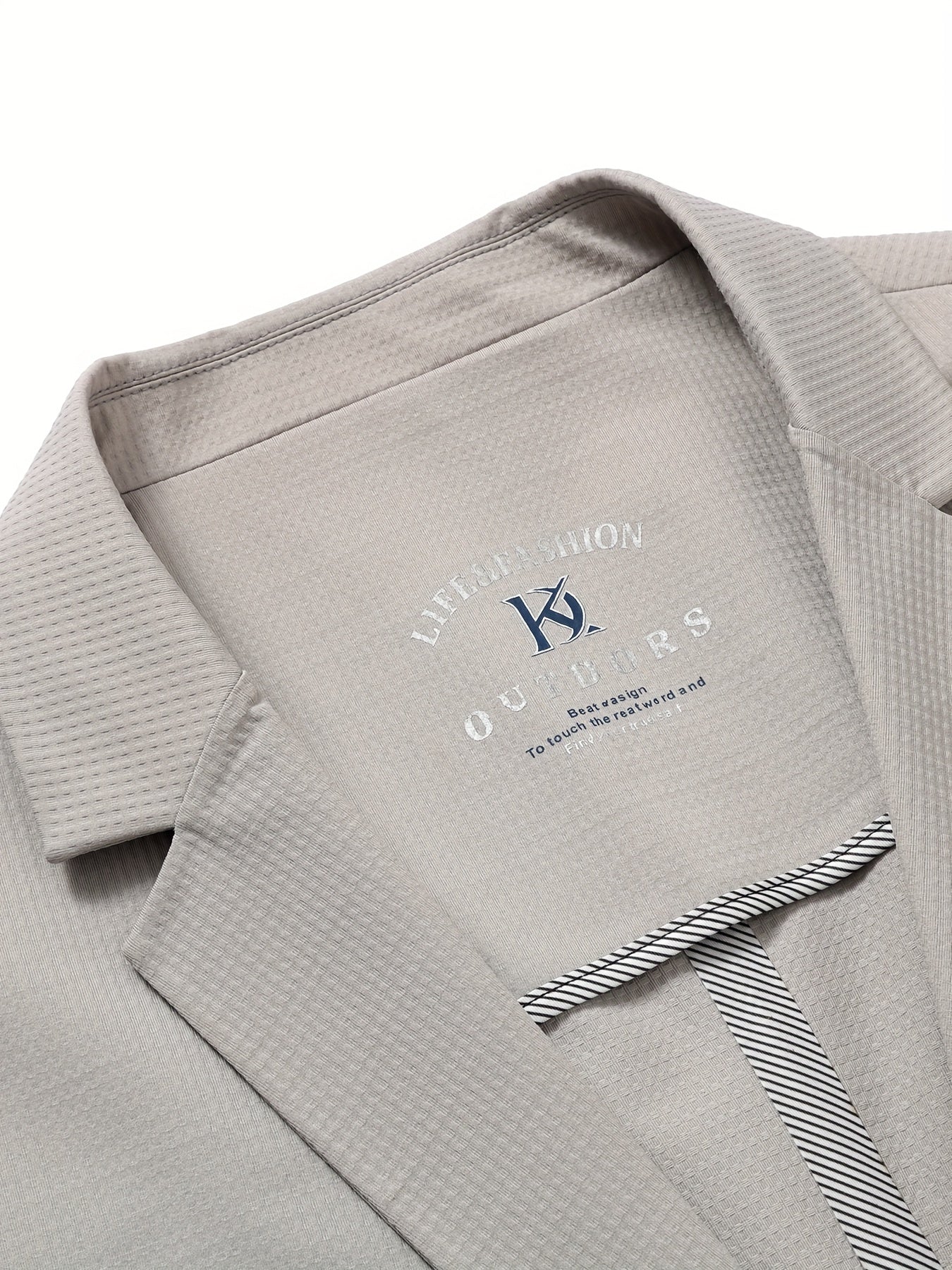 Men's Summer Slim-Fit Suit Jacket, Light Business Blazer with Pockets