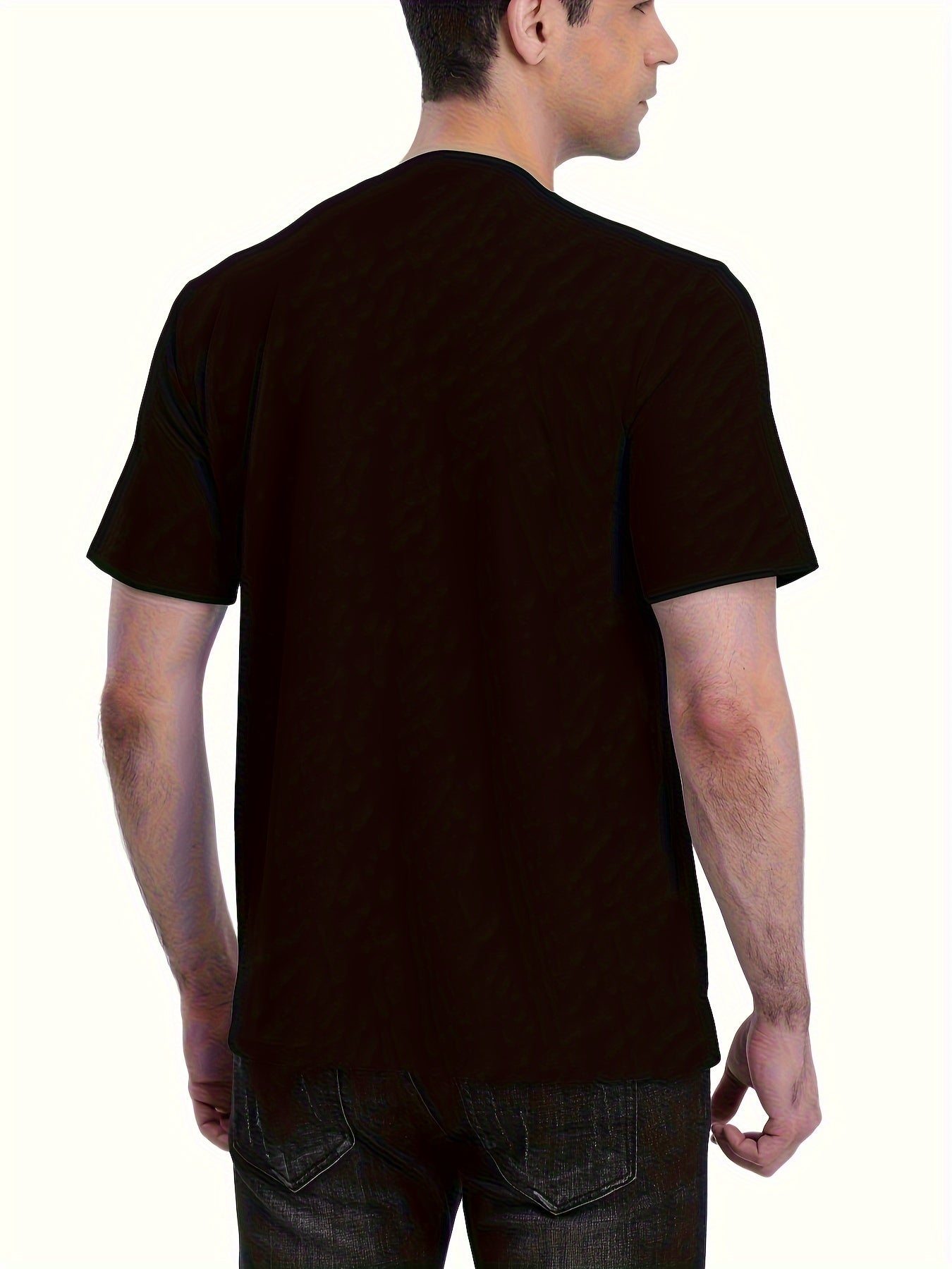 New Fashion Casual Kangaroo Dad Multifunctional Men's T-Shirt