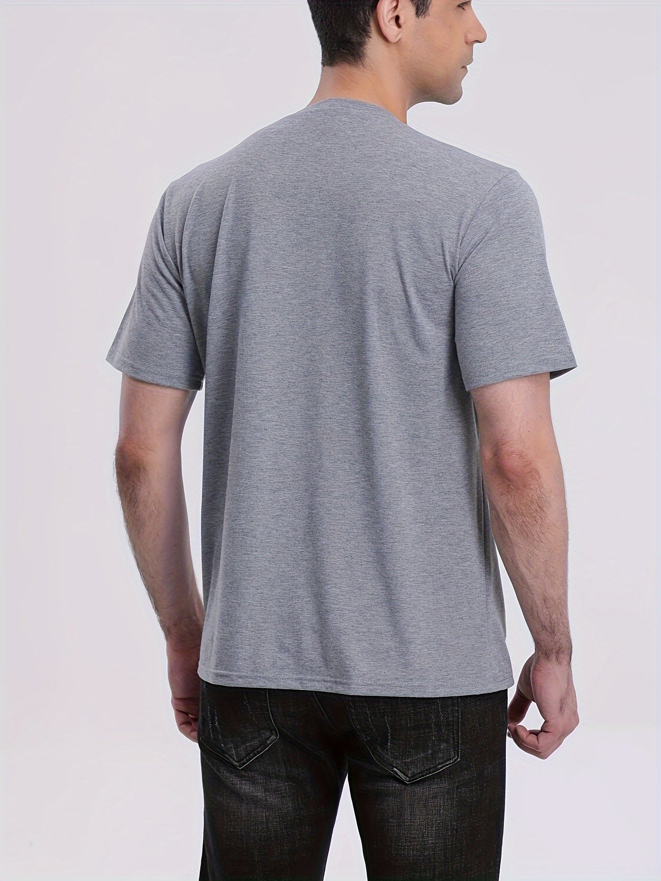 New Fashion Casual Kangaroo Dad Multifunctional Men's T-Shirt