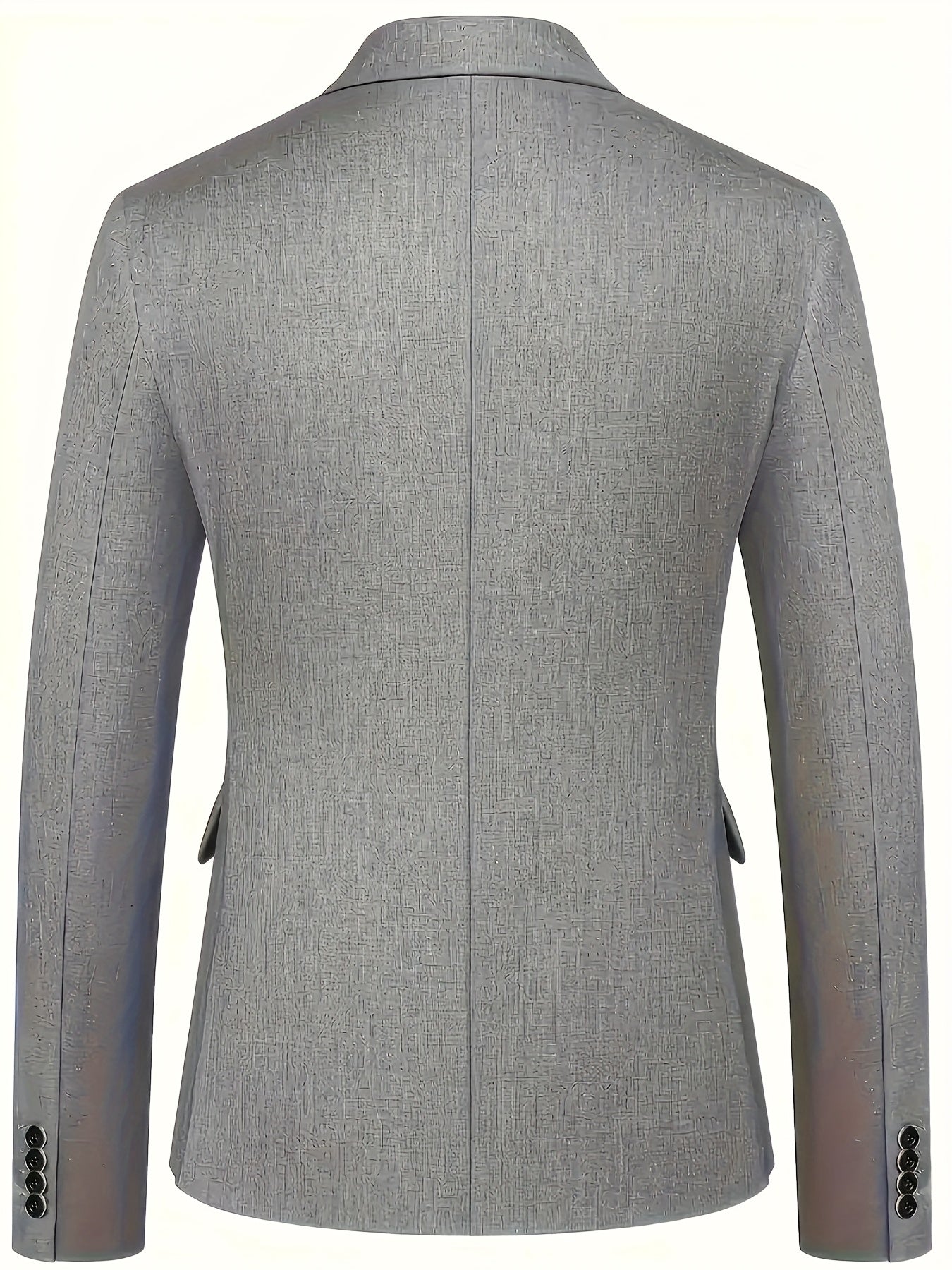 Men's Three-Piece Suit with Vest, Trousers, and Jacket for Weddings and Important Occasions